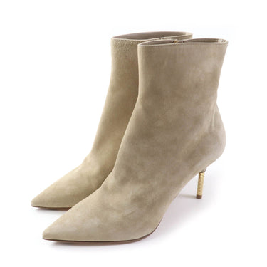 LOUIS VUITTON short boots 1A950H Main: Suede beige Ultimate Line Women 38 Used Authentic